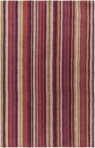 Surya Mystique M-5412 Eggplant Area Rug 5' x 8'