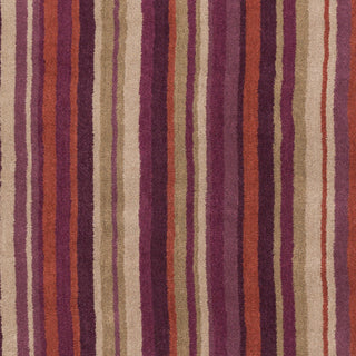 Surya Mystique M-5412 Eggplant Hand Loomed Area Rug Sample Swatch