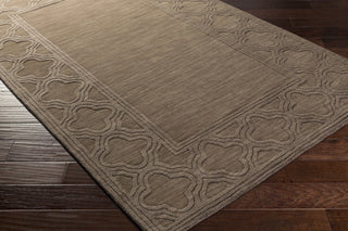 Surya Mystique M-5421 Brown Area Rug Closeup