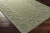 Surya Mystique M-5423 Dark Green Hand Loomed Area Rug 5x8 Corner