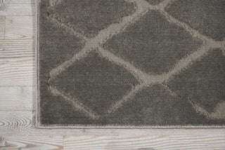 Nourison Gleam MA601 Grey Area Rug by Michael Amini Room Image Feature