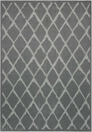 Nourison Gleam MA601 Grey Area Rug by Michael Amini