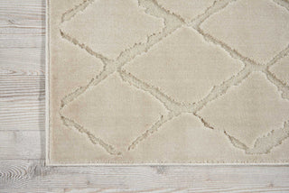 Nourison Gleam MA601 Ivory Area Rug by Michael Amini Room Image Feature