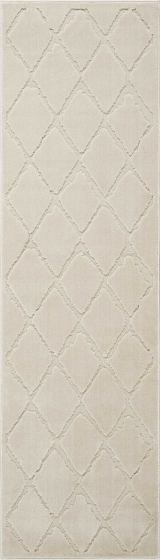 Nourison Gleam MA601 Ivory Area Rug by Michael Amini