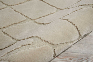 Nourison Gleam MA601 Ivory Area Rug by Michael Amini