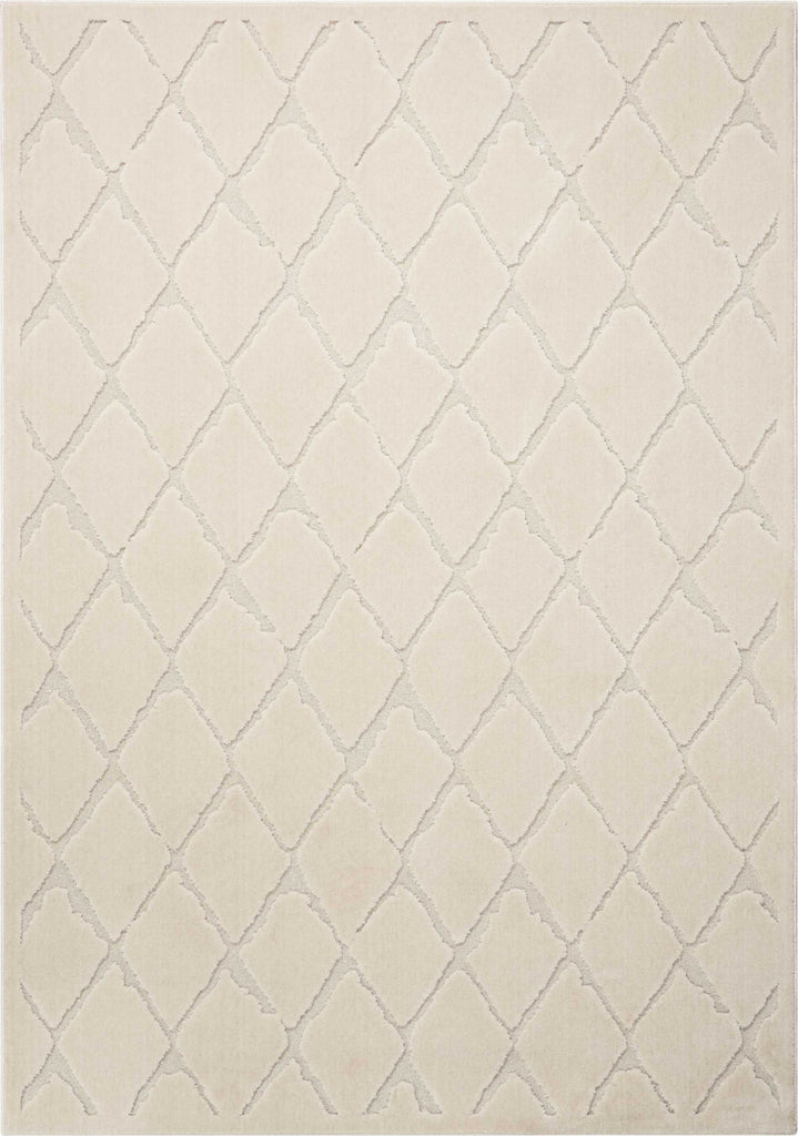 Nourison Gleam MA601 Ivory Area Rug by Michael Amini