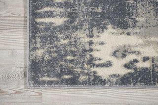 Nourison Gleam MA602 Slate Area Rug by Michael Amini Room Image Feature