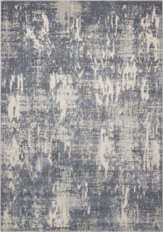 Nourison Gleam MA602 Slate Area Rug by Michael Amini