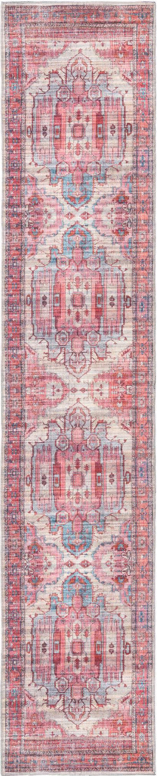 Unique Loom Maahru T-MAHR1 Beige Area Rug Runner Top-down Image