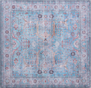 Unique Loom Maahru T-MAHR10 Blue Area Rug Square Top-down Image