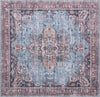 Unique Loom Maahru T-MAHR11 Blue Area Rug Square Top-down Image
