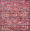Unique Loom Maahru T-MAHR2 Rust Red Area Rug Square Top-down Image