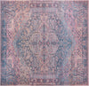 Unique Loom Maahru T-MAHR8 Antique Rust Red Area Rug Square Top-down Image