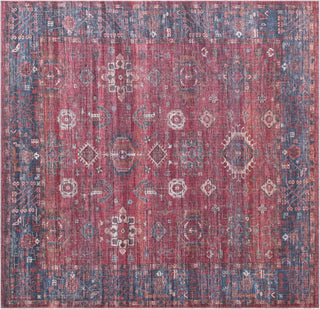 Unique Loom Maahru T-MAHR9 Antique Red Area Rug Square Top-down Image