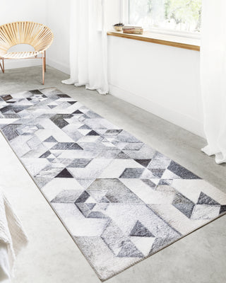 Loloi II Maddox MAD-03 Grey/Ivory Area Rug Room Scene 2