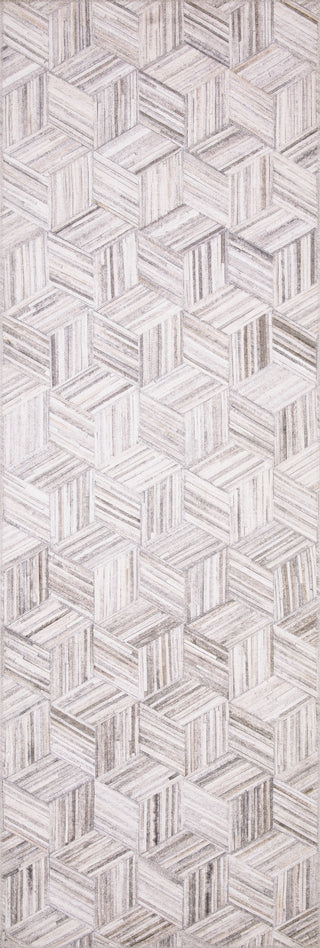 Loloi II Maddox MAD-07 Grey/Ivory Area Rug Lifestyle Image Feature