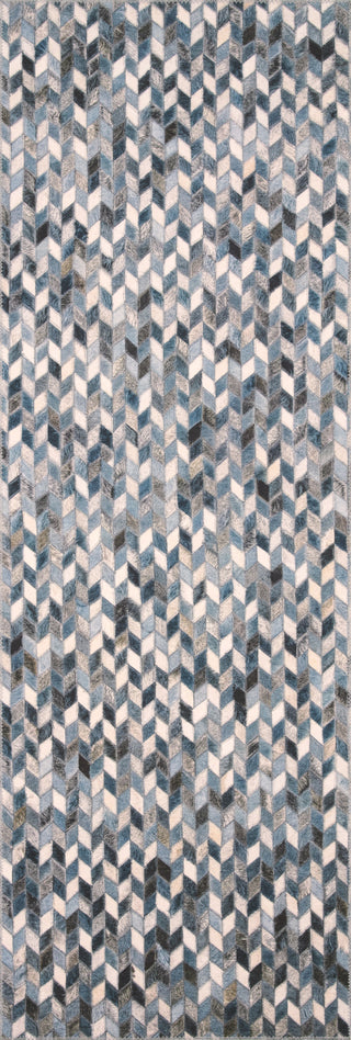 Loloi II Maddox MAD-08 Ocean/Grey Area Rug Lifestyle Image Feature