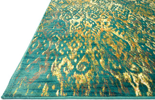 Loloi Madeline MZ-09 Lagoon Area Rug Corner Shot Feature