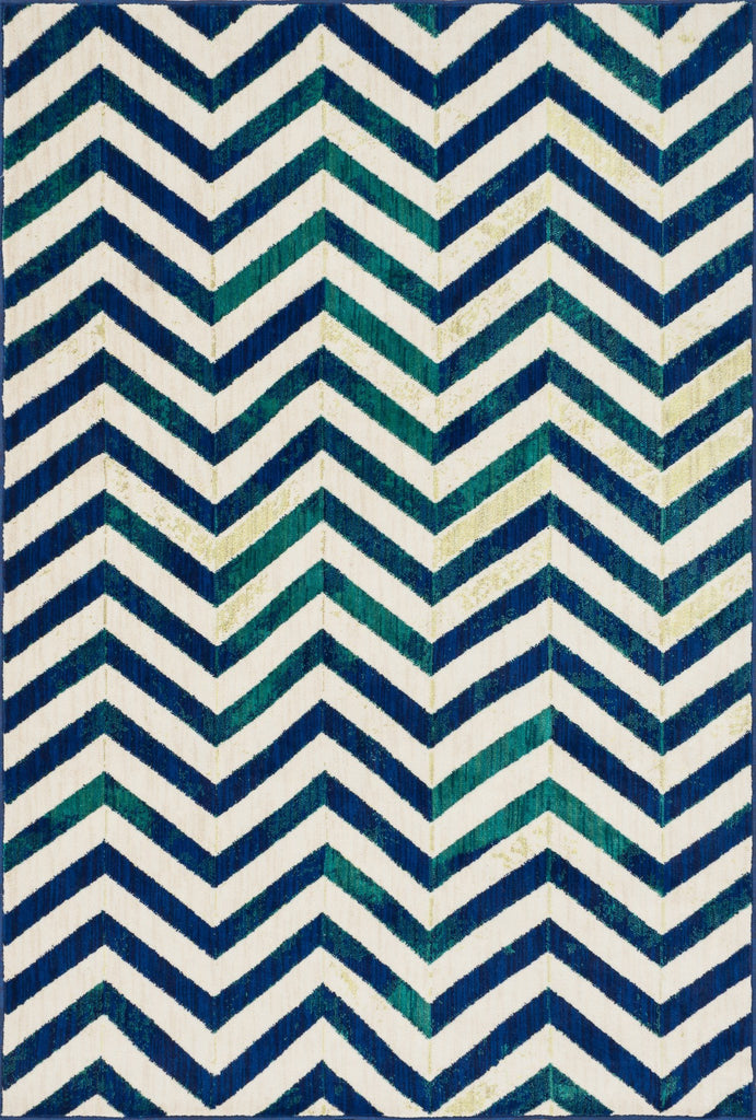 Loloi Madeline MZ-18 Ivory / Blue Area Rug main image