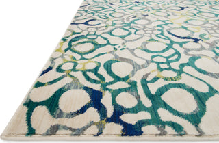 Loloi Madeline MZ-21 Teal / Multi Area Rug Corner Shot