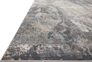 Loloi II Maeve MAE-01 Silver/Slate Area Rug Corner 