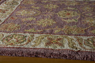 Momeni Mahal MC-27 Lavender Area Rug Corner Shot