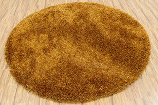 Chandra Mai MAI-14203 Gold/Orange/Black Area Rug Round