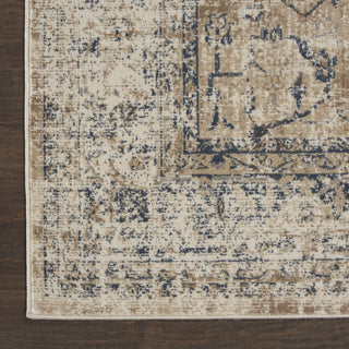 Nourison KI25 Malta MAI11 Ivory/Blue Area Rug