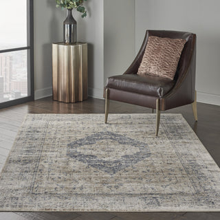 Nourison KI25 Malta MAI11 Ivory/Blue Area Rug