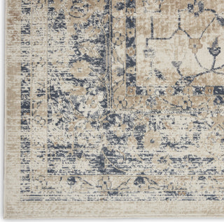 Nourison KI25 Malta MAI11 Ivory/Blue Area Rug