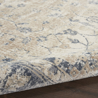 Nourison KI25 Malta MAI11 Ivory/Blue Area Rug