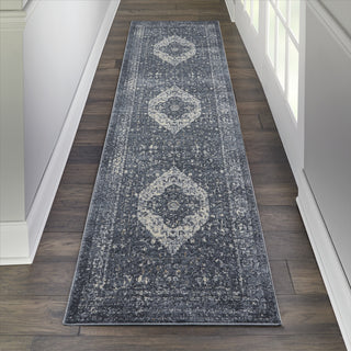 Nourison KI25 Malta MAI11 Navy Area Rug