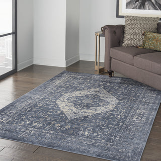 Nourison KI25 Malta MAI11 Navy Area Rug