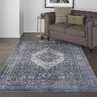 Nourison KI25 Malta MAI11 Navy Area Rug