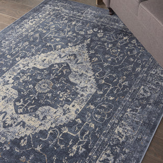 Nourison KI25 Malta MAI11 Navy Area Rug