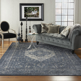 Nourison KI25 Malta MAI11 Navy Area Rug