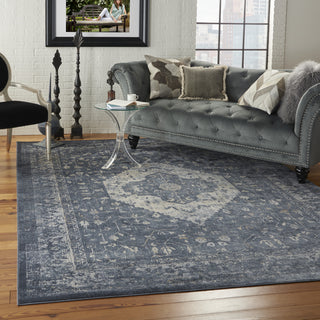 Nourison KI25 Malta MAI11 Navy Area Rug