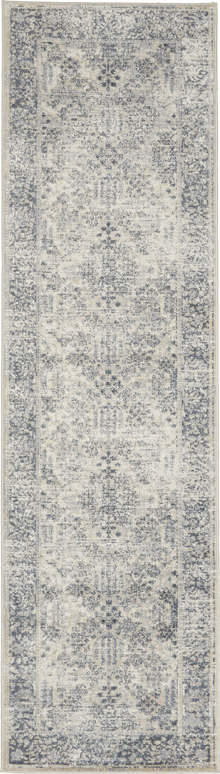 Nourison KI25 Malta MAI12 Ivory/Blue Area Rug