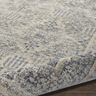 Nourison KI25 Malta MAI12 Ivory/Blue Area Rug