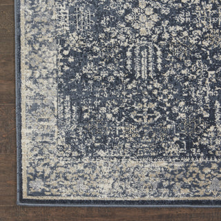 Nourison KI25 Malta MAI12 Navy/Ivory Area Rug