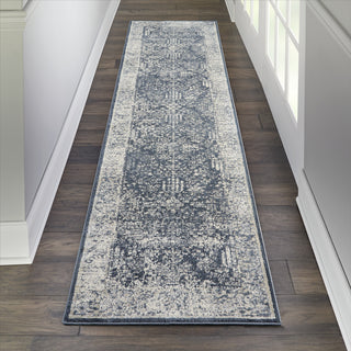 Nourison KI25 Malta MAI12 Navy/Ivory Area Rug