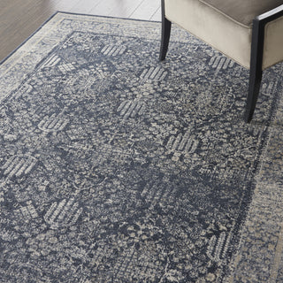 Nourison KI25 Malta MAI12 Navy/Ivory Area Rug