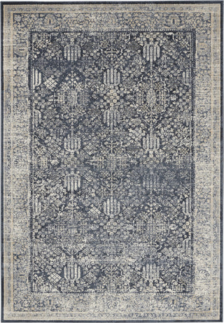 Nourison KI25 Malta MAI12 Navy/Ivory Area Rug