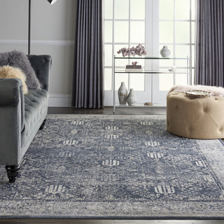 Nourison KI25 Malta MAI12 Navy/Ivory Area Rug