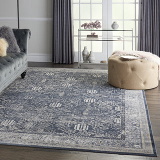 Nourison KI25 Malta MAI12 Navy/Ivory Area Rug