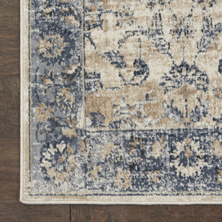 Nourison KI25 Malta MAI13 Blue/Ivory Area Rug