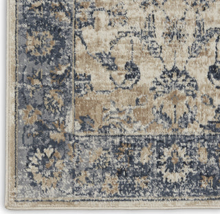 Nourison KI25 Malta MAI13 Blue/Ivory Area Rug