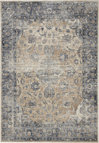 Nourison KI25 Malta MAI13 Blue/Ivory Area Rug