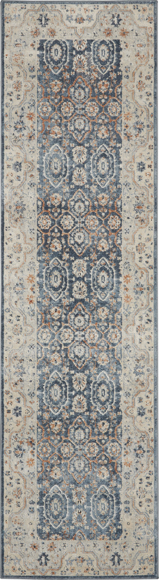 Nourison Malta MAI14 Blue/Grey Area Rug