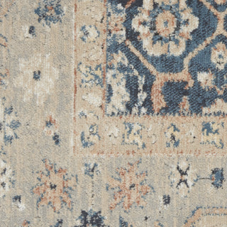 Nourison Malta MAI14 Blue/Grey Area Rug